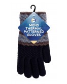 Mens Thermal Patterned Gloves