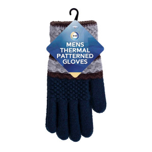 Mens Thermal Patterned Gloves Mens Thermal Patterned Gloves