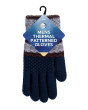 Mens Thermal Patterned Gloves Mens Thermal Patterned Gloves