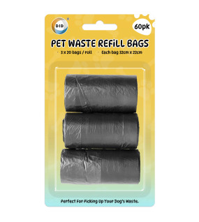 3 x 20pc Pet Waste Refill Bags 3 x 20pc Pet Waste Refill Bags