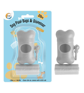 20pc Dog Poop Bags & Dispenser 20pc Dog Poop Bags & Dispenser