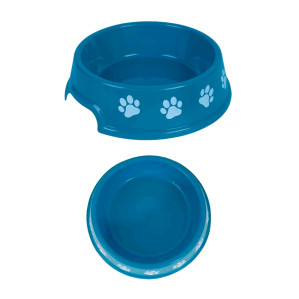 21.5cm 750ml Paw Print Plastic Pet Bowl 21.5cm 750ml Paw Print Plastic Pet Bowl