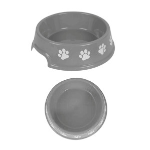 21.5cm 750ml Paw Print Plastic Pet Bowl 21.5cm 750ml Paw Print Plastic Pet Bowl