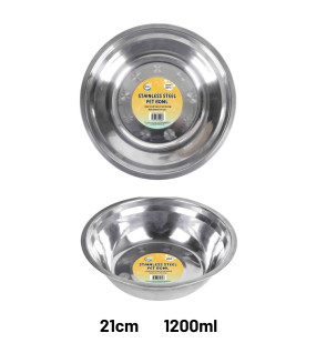 21cm Stainless Steel Pet Bowl 21cm Stainless Steel Pet Bowl