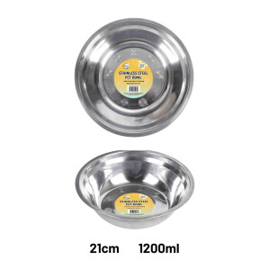 21cm Stainless Steel Pet Bowl 21cm Stainless Steel Pet Bowl