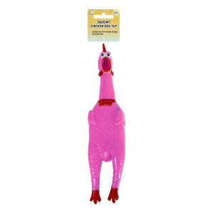 Squeaky Chicken Dog Toy