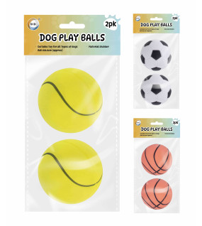 2Pk Dog Play Balls 2Pk Dog Play Balls