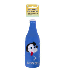 Squeaky Beer Bottle Dog Toy