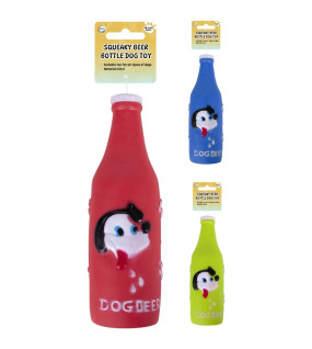 Squeaky Beer Bottle Dog Toy Squeaky Beer Bottle Dog Toy