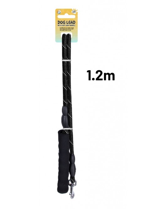 1.2m Dog Lead with Soft Grip Handle