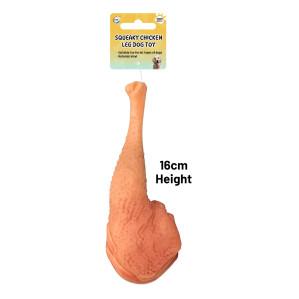 Squeaky Chicken Leg Dog Toy