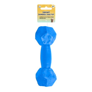 Squeaky Dumbbell Dog Toy