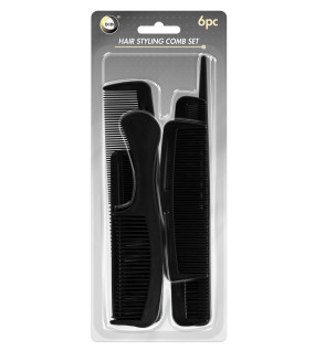 6pc Hair Styling Comb Set 6pc Hair Styling Comb Set