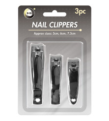 3pc Nail Clippers