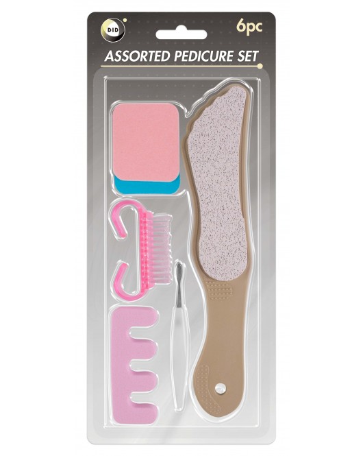 6pc Assorted Pedicure Set