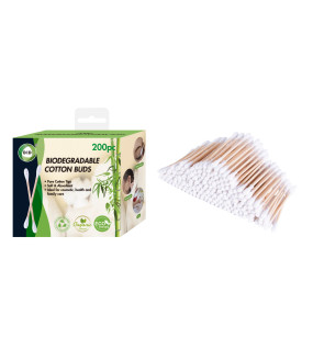 200pc Biodegradable Cotton Buds 200pc Biodegradable Cotton Buds