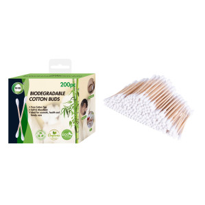 200pc Biodegradable Cotton Buds 200pc Biodegradable Cotton Buds