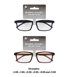 Reading Glasses - Square Frame Reading Glasses - Square Frame