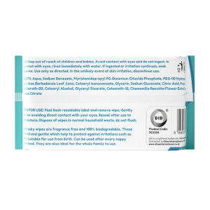 64Pk Biodegradable Baby Wipes 64Pk Biodegradable Baby Wipes