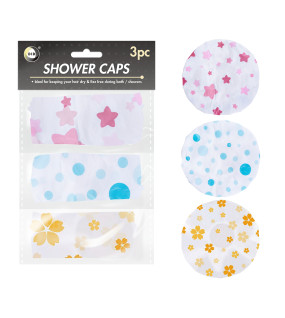 3Pk Shower Caps 3Pk Shower Caps