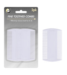 2Pk Fine Toothed Combs