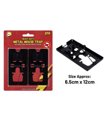 2Pk Heavy Duty Metal Mouse Trap
