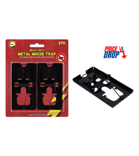 2Pk Heavy Duty Metal Mouse Trap 2Pk Heavy Duty Metal Mouse Trap