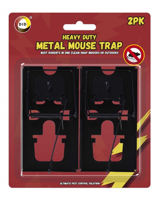 2Pk Heavy Duty Metal Mouse Trap