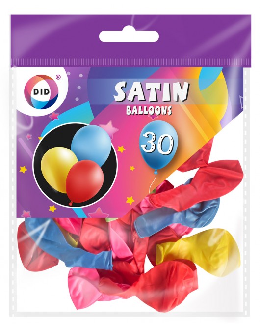 30pc Satin Balloons