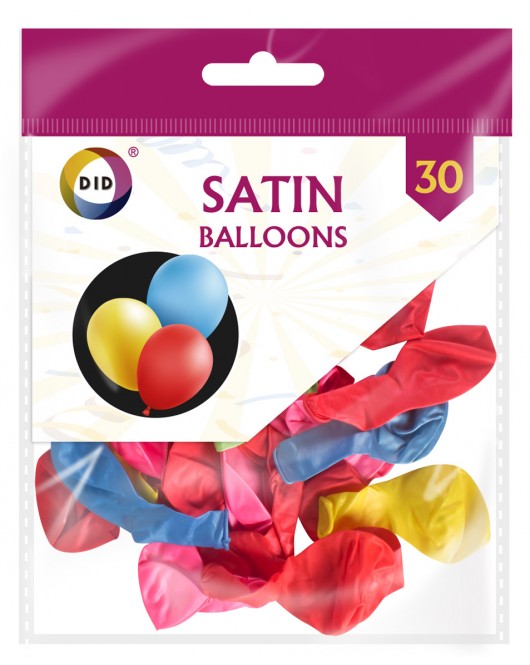 30pc Satin Balloons