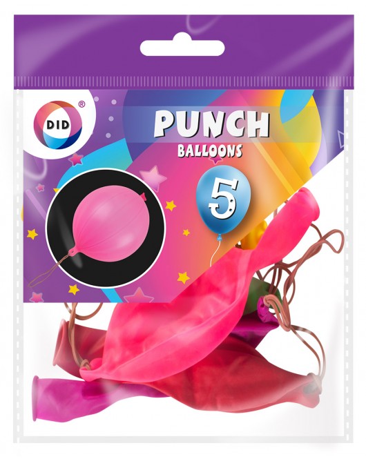 5pc Punch Balloons