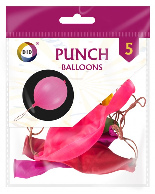 5pc Punch Balloons