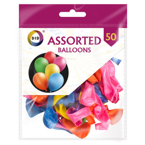 50pc Assorted Balloons 50pc Assorted Balloons
