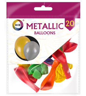 20pc Metallic Balloons 20pc Metallic Balloons
