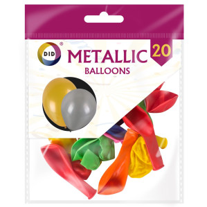 20pc Metallic Balloons 20pc Metallic Balloons