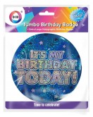 Jumbo Birthday Badge