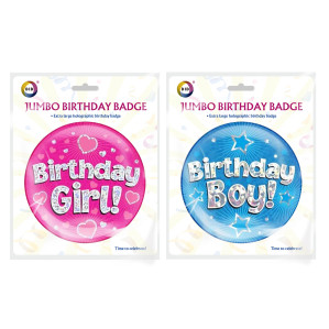 Jumbo Birthday Badge