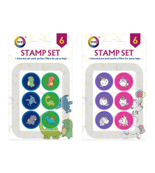 6pc Stamp Set