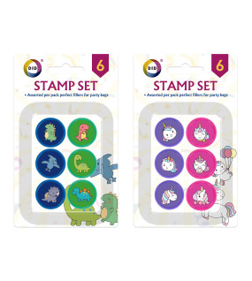 6pc Stamp Set 6pc Stamp Set
