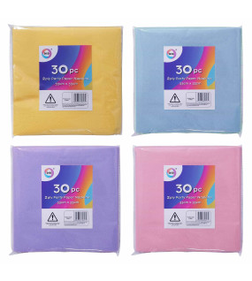 30pc 33cm x 33cm 2ply Party Paper Napkins
