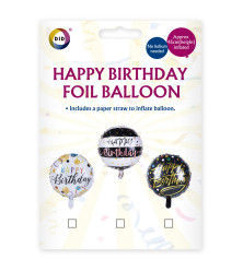 Happy Birthday Foil Balloon
