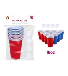 24pc Beer Pong Set 
