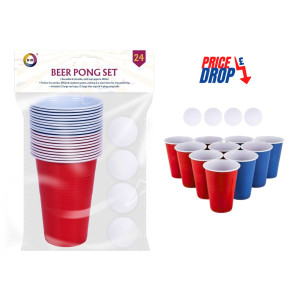 24pc Beer Pong Set 