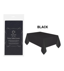 2pc 54” x 54” Table Covers - Assrt Colours