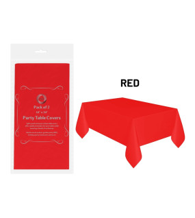 2pc 54” x 54” Table Covers - Assrt Colours