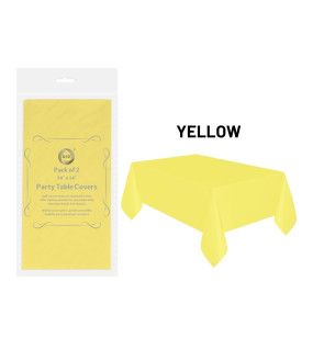 2pc 54” x 54” Table Covers - Assrt Colours