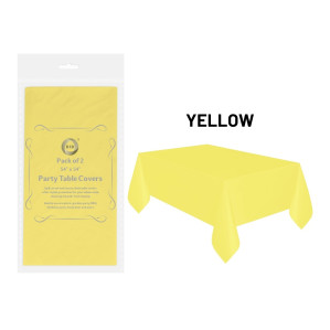 2pc 54” x 54” Table Covers - Assrt Colours