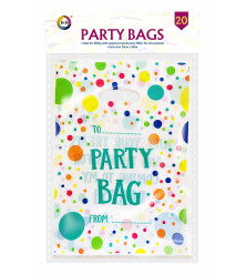 20Pk 18cm x 23cm Party Bags