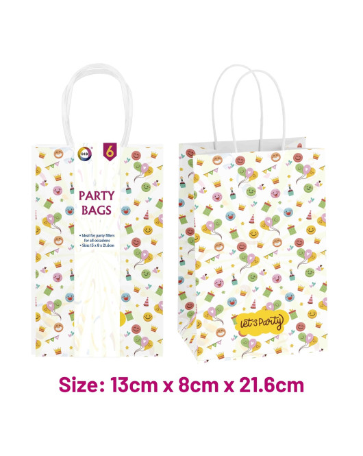 6Pk Party Bags