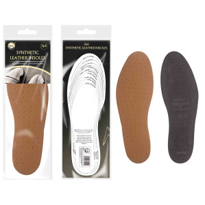 2Pairs Synthetic Leather Insoles 2Pairs Synthetic Leather Insoles